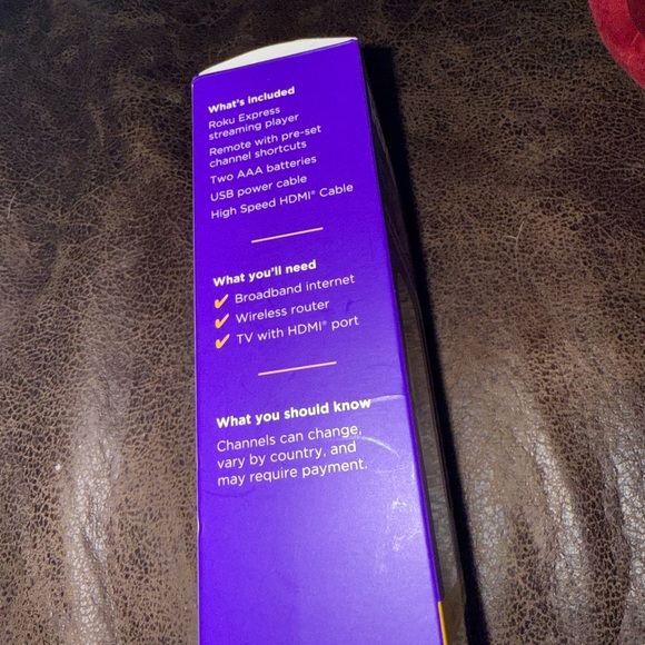 Roku Express HD Streaming Player with Remote and HDMI‎ Cable NWT - Picture 1 of 5